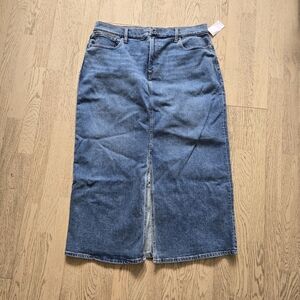 Long Denim Skirt 18